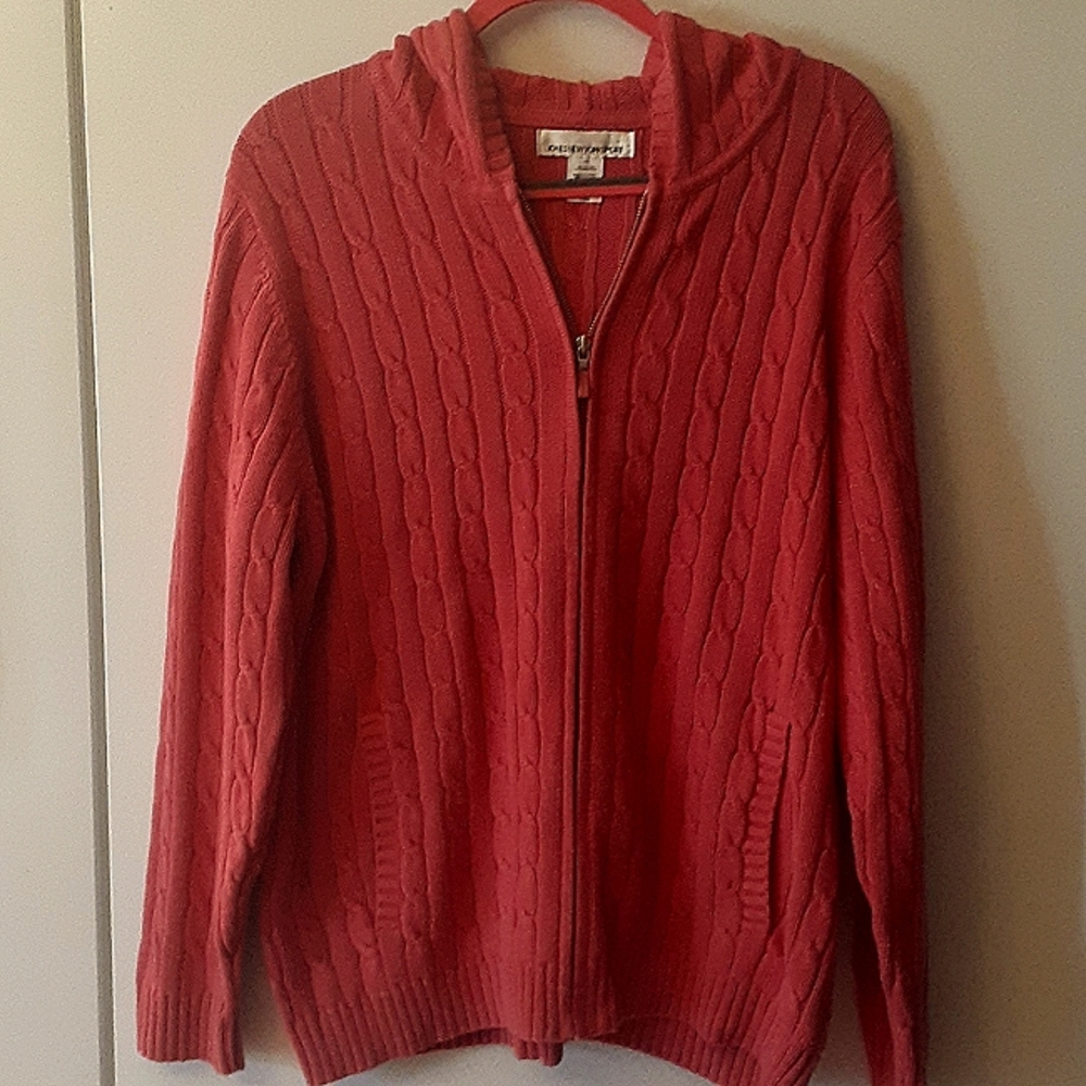 Jones new york 1x pink sweater